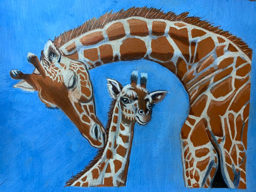 Animal Level 1: Giraffe Drawing Art Set - Prismacolor Technique™