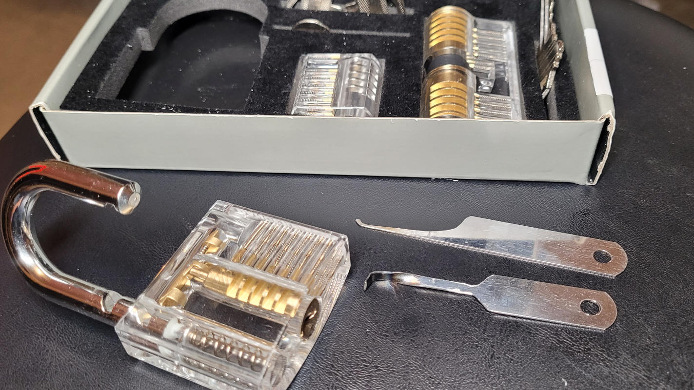 Practice Locks Box & Expert How-to Pick Booklet Bundle