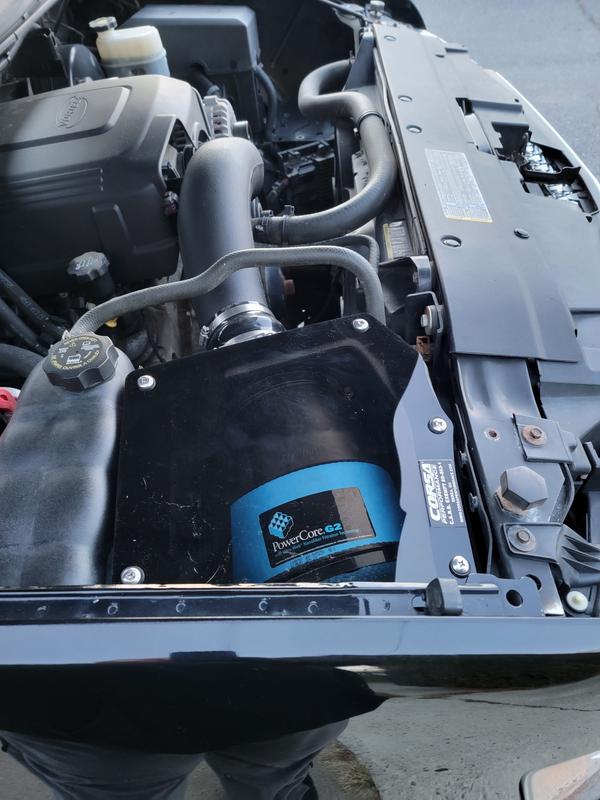 Corsa Closed Box Air Intake 44906 w/PowerCore Dry Filter for 2009-13 Silverado 1500