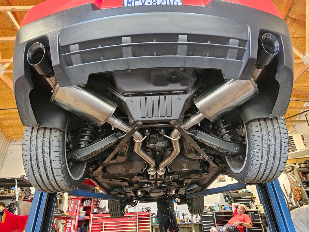 Camaro store rs exhaust