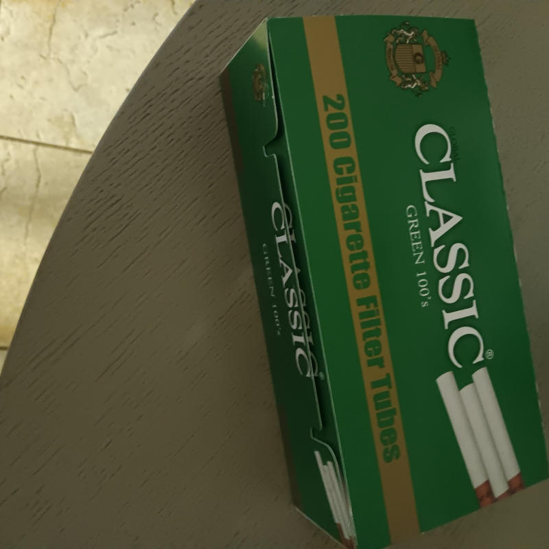 Classic Filter Tubes 100mm Menthol (Green) 5 Cartons of 200 – Tobacco Stock