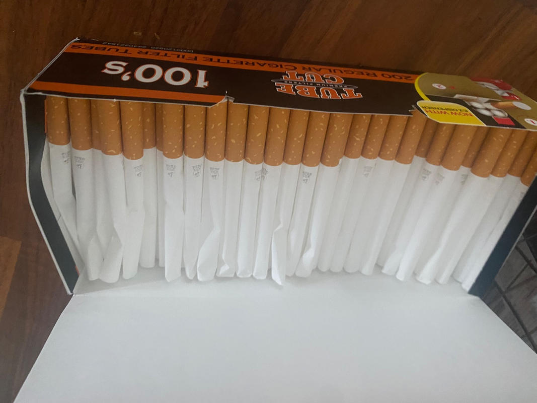 blank cigarette tubes Gambler Tube Cut Filter Tubes 100 mm Full Flavor 5 Cartons of 200 – Tobacco  Stock