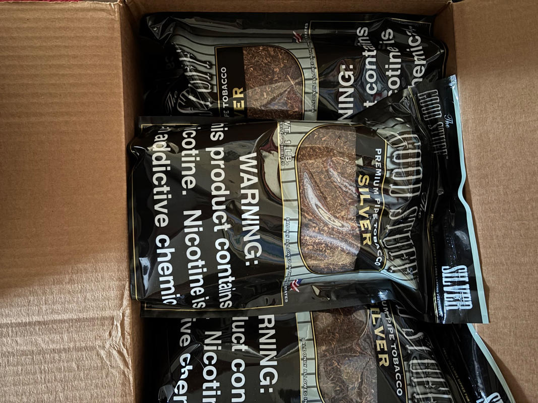 Good Stuff Silver Pipe Tobacco 16 oz. Bag – Tobacco Stock
