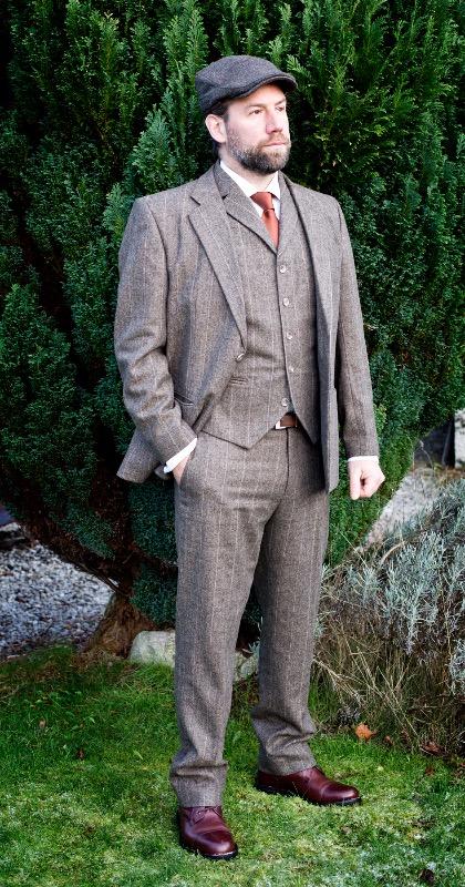 Country Estate Herringbone Tweed 3 Piece – Empire Outlet