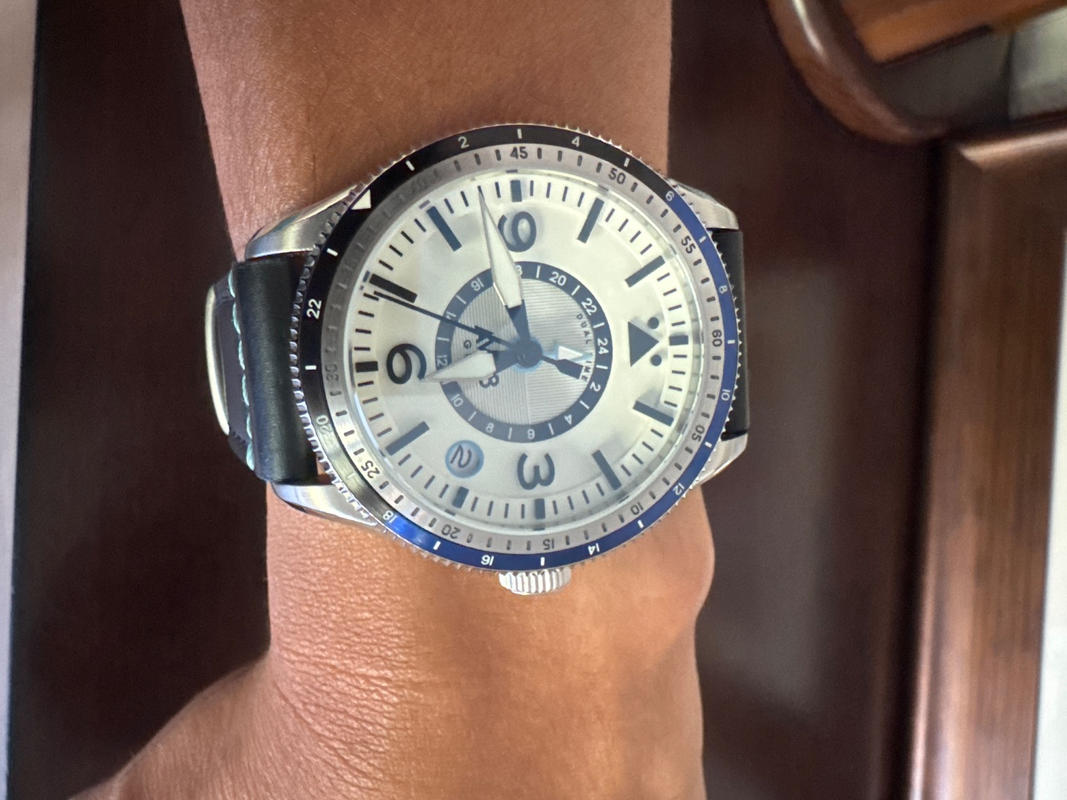 Rubber Black | Flyboy Airmaster GMT Automatic – AVI-8 Timepieces