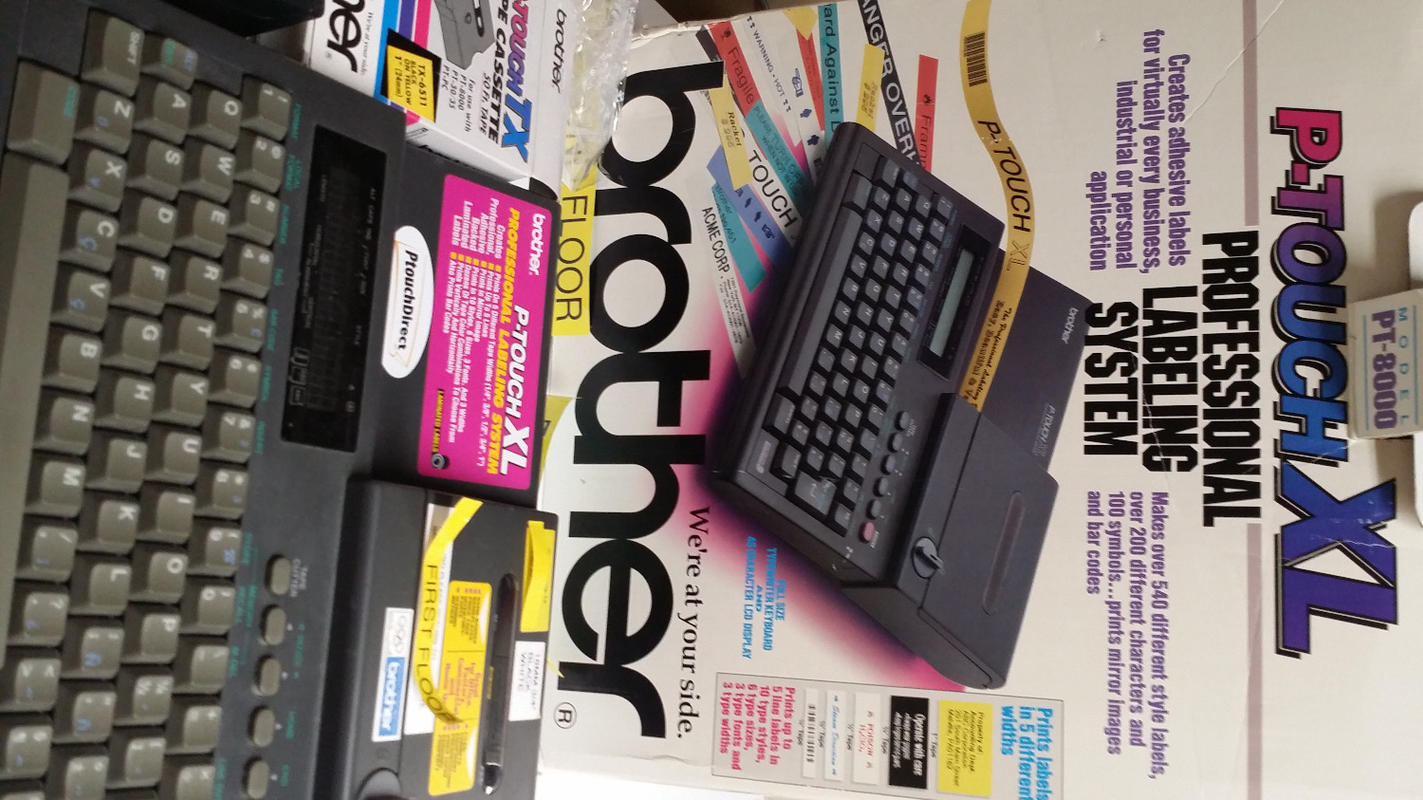 パーソナル Brother TX-6511 P-touch Tape - Black on Yellow