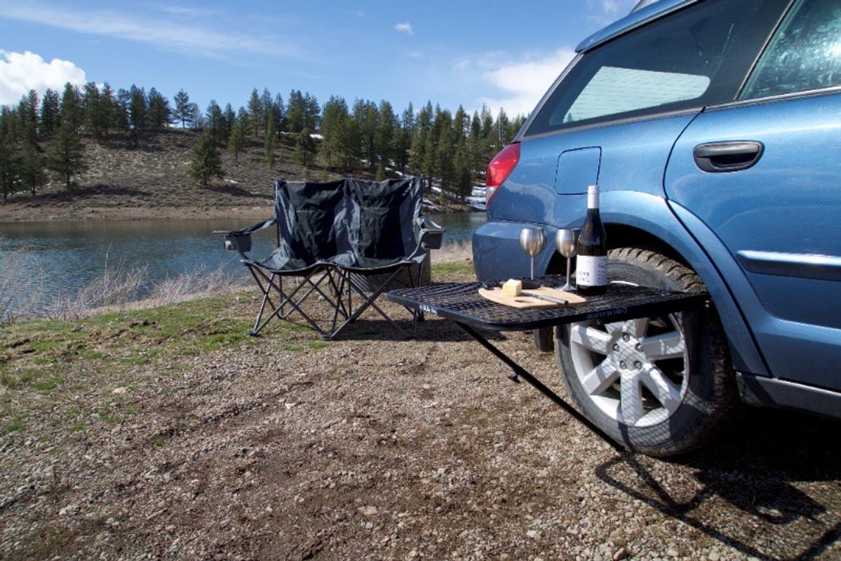 Large Steel Camping Tire Table – Tail Gater Tire Table