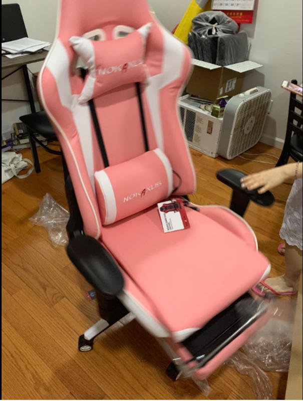 NOKAXUS Pink Gamer Chair Recliner Chair For Gaming NOKAXUS
