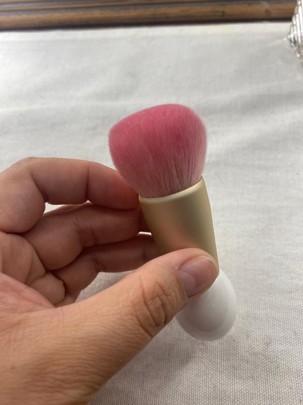 Bisyodo Powder Foundation Brush PF-F-01 (Pink/White) - Fude Beauty