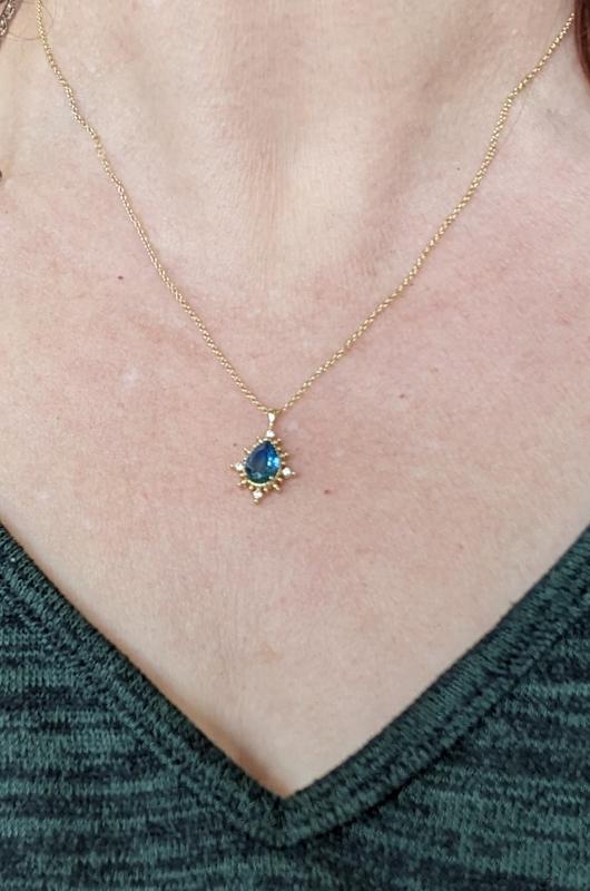 Nightfall Tourmaline Pendant Necklace | Local Eclectic – local