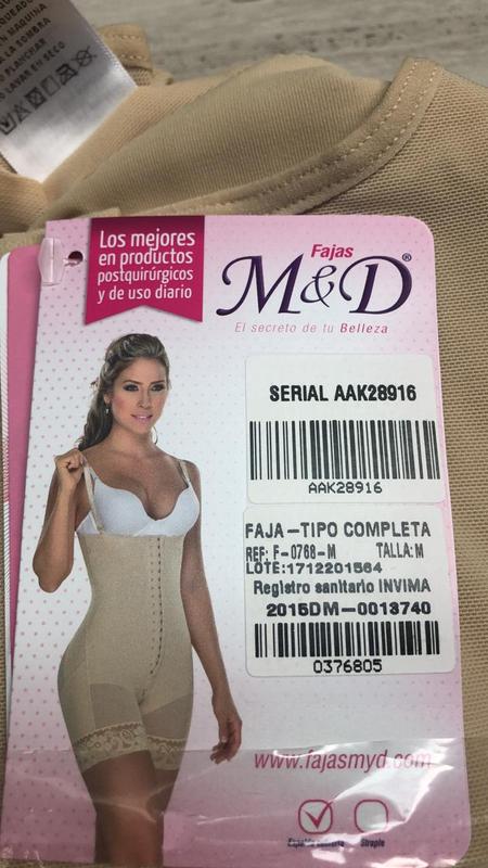 Fajas Colombianas 4 Front Fastening Options, Faja Larga, espalda cubierta,  Tanga Inferior MYD Fajas Colombianas Beige at  Women's Clothing store