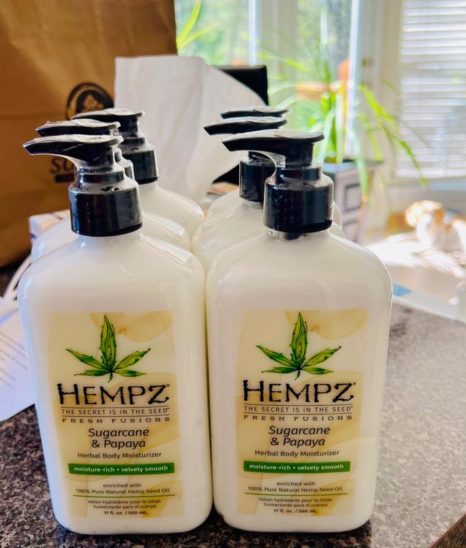 Hempz Travel-Size Fresh Fusions Sugarcane & Papaya Herbal