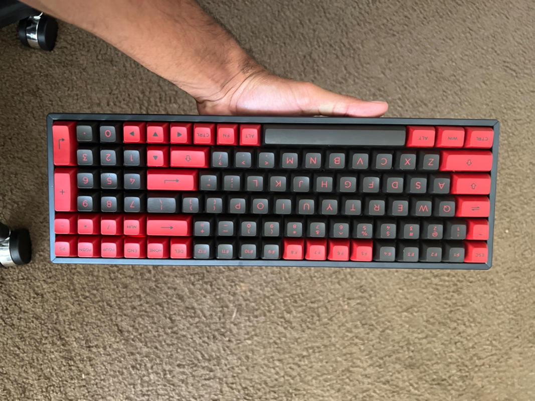 Akko Bred Keycap Set Doubleshot PBT – Divinikey