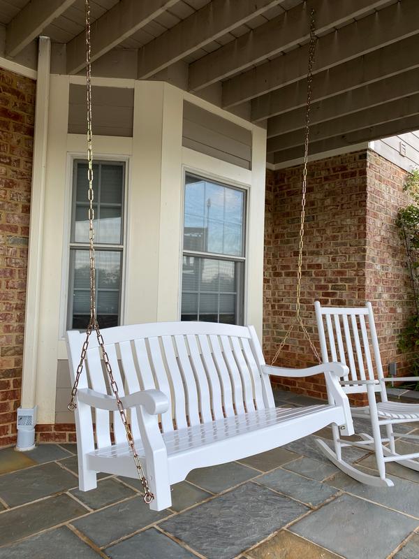 White hanging porch discount swing