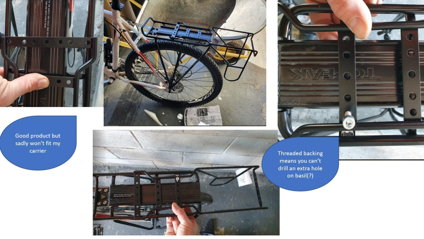 Basil Carrier Extender– Pushbikes