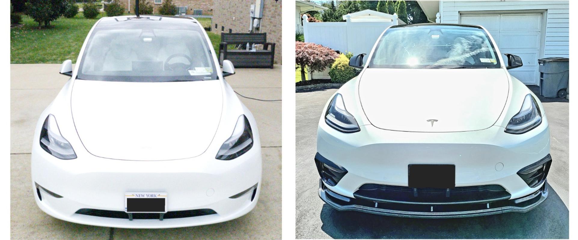 Tesla Modell Y-Front-Spoiler-Lippe