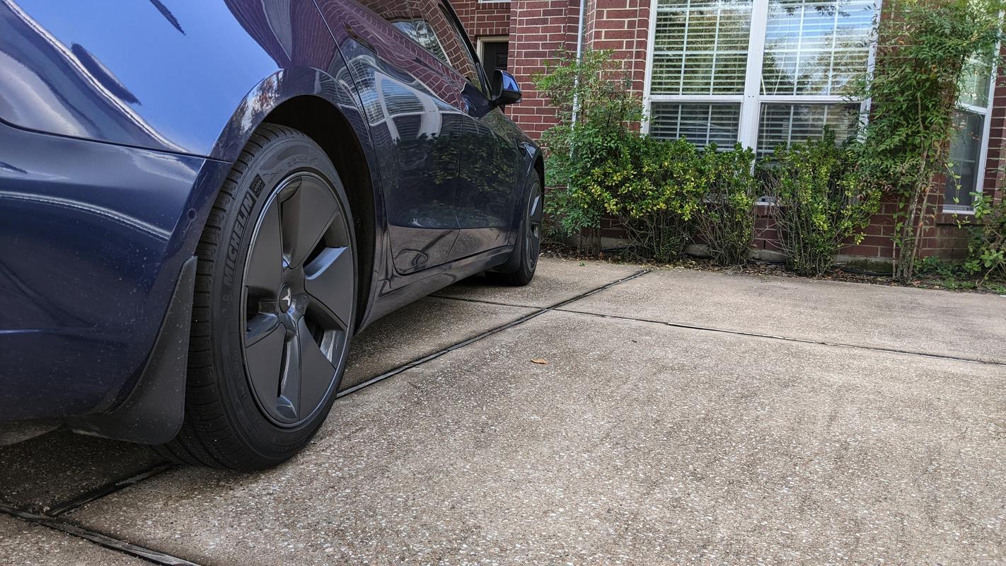 Garde-boue de voiture DILWE - Tesla Model 3 - Surface lisse et