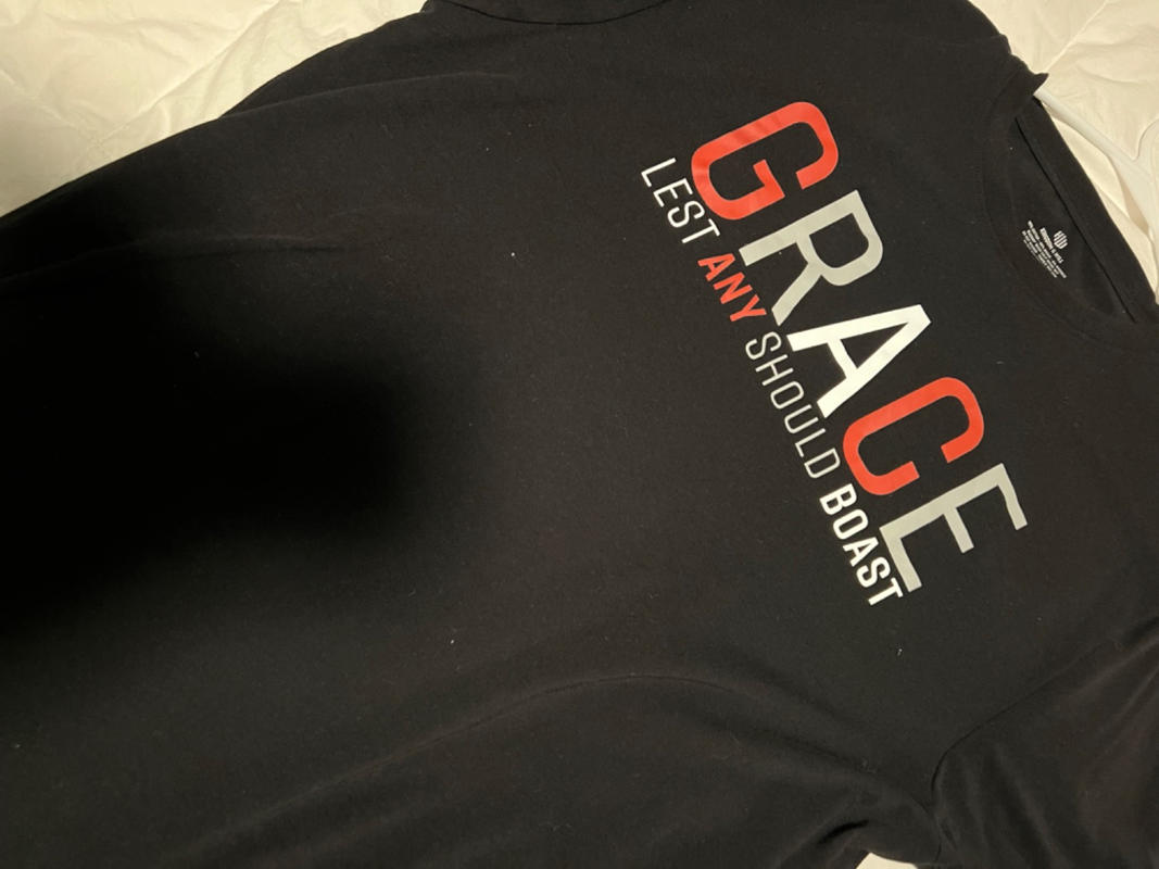 Grace T-Shirt (Black & Red) – Kingdom & Will