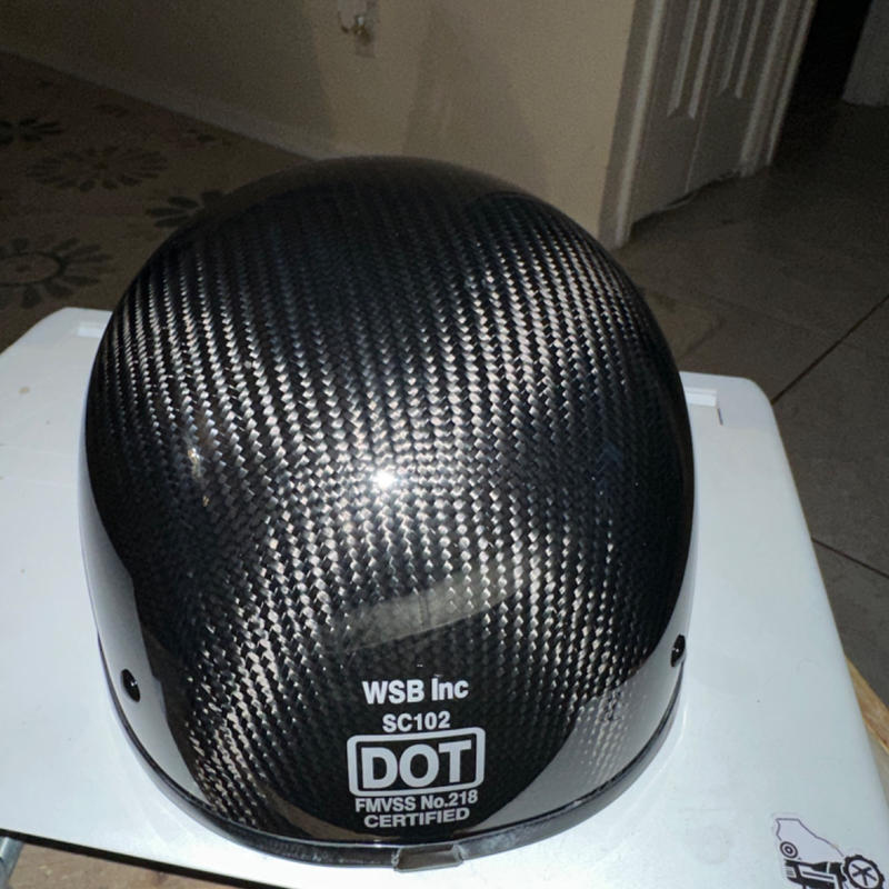 Carbon fiber hot sale beanie helmet