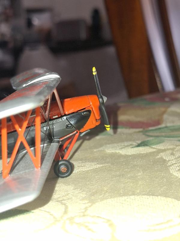 Tiger Moth Brooklands De Havilland 1:72 Model Aircraft Oxford Diecast