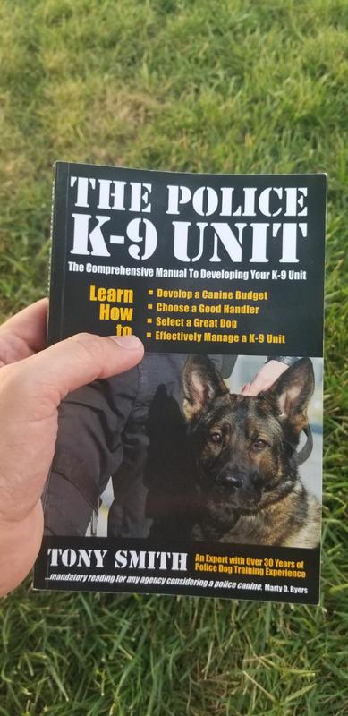 Police dog sales training manual