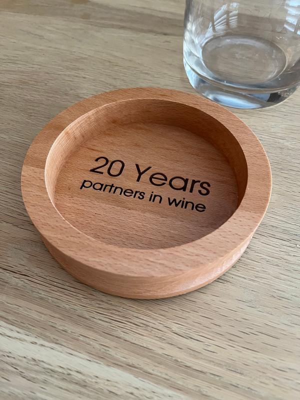 Personalised Wooden Wine Coasters