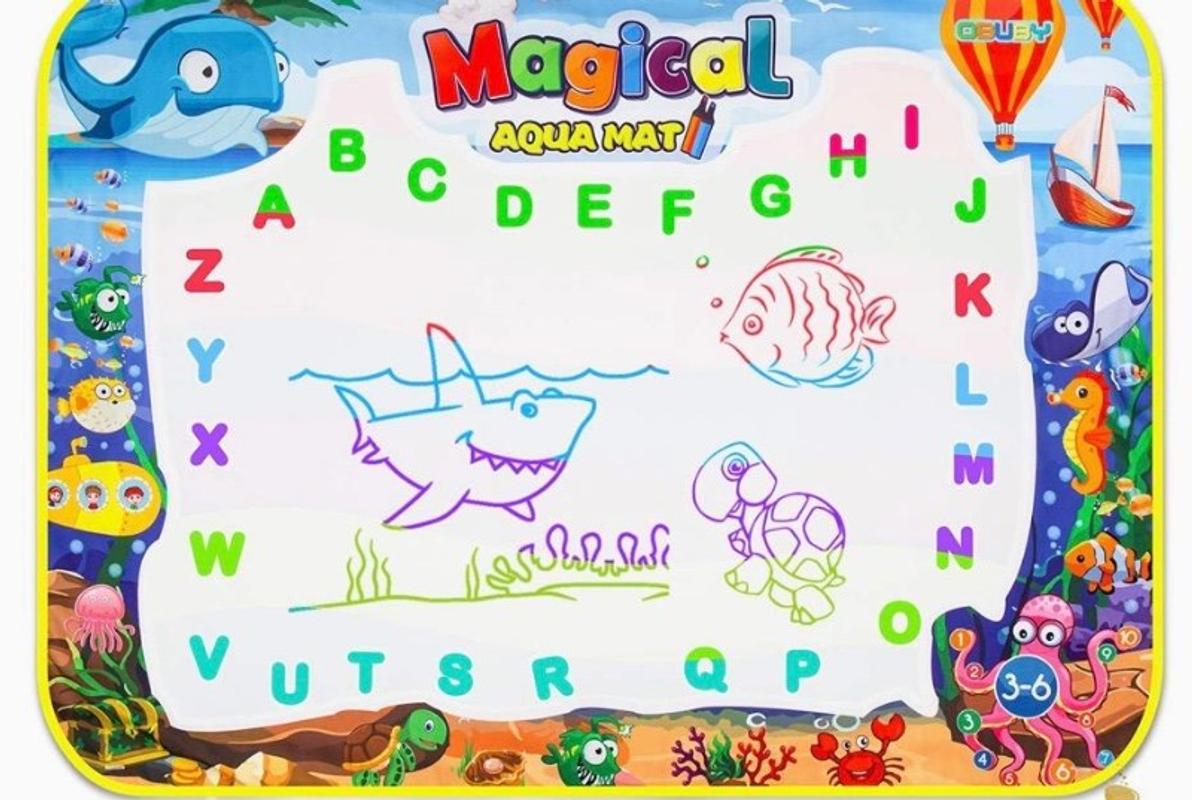 Obuby Water Drawing Mat Kids 47x35 Inches Doodle Gifts Color Draw