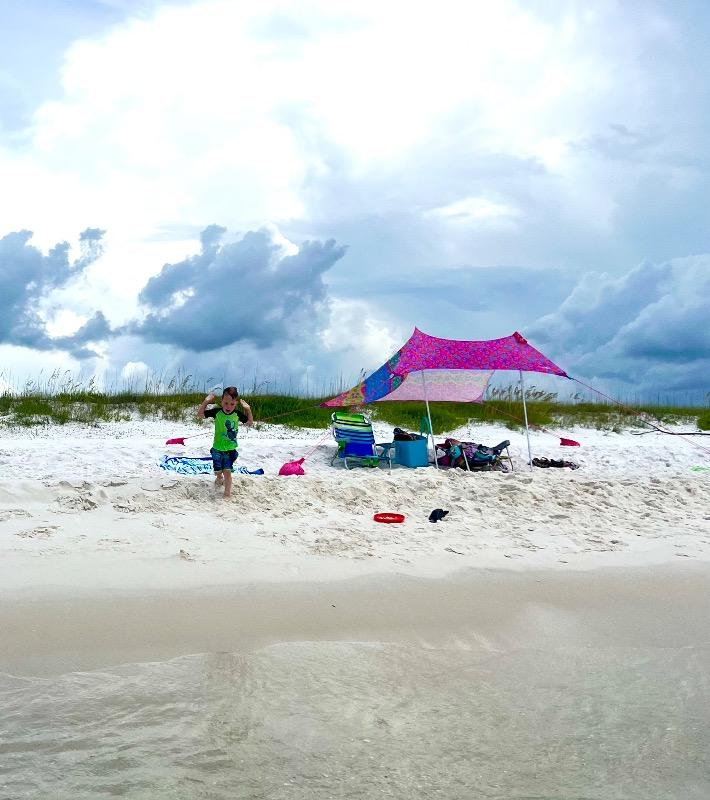 Beach Tent - Multi Border – Natural Life