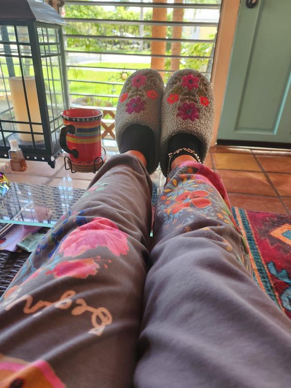 Smiley Face Sherpa Slippers
