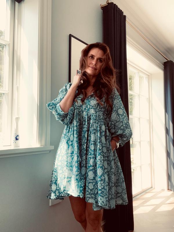 Kyra Mini Dress ~ Sumac – Daughters of India