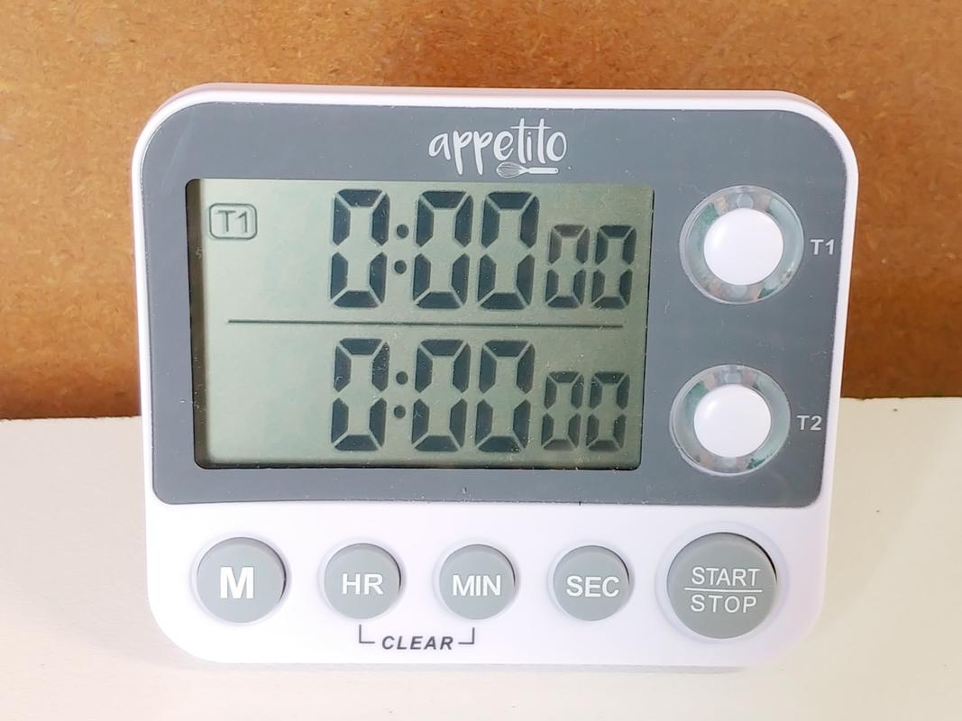 Appetito Dual Digital Timer White & Black