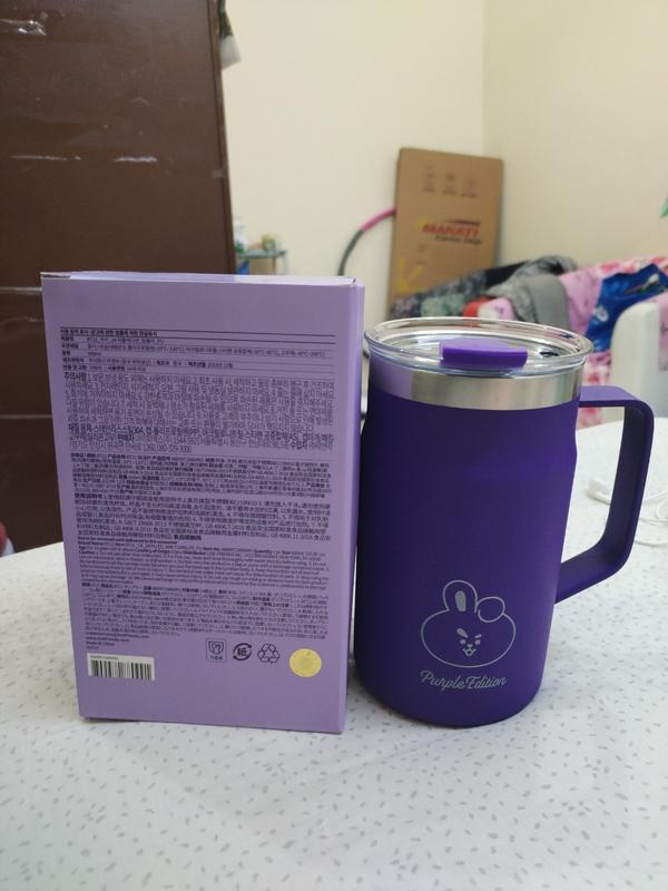 BT21 COOKY TUMBLER PURPLE OF WISH EDITION – LINE FRIENDS SQUARE