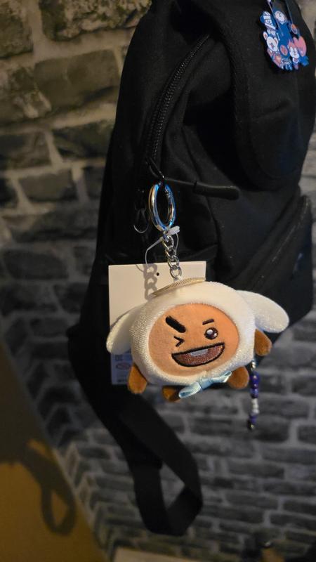 BT21 SHOOKY ANGEL PLUSH KEYRING ANGEL & VILLAIN – LINE