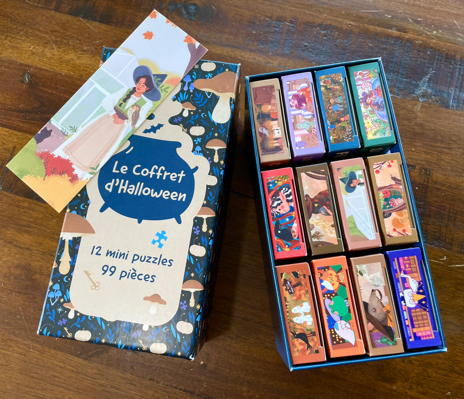 Le Coffret d'Halloween Box Set by Trevell | 12x 99 Piece Jigsaw