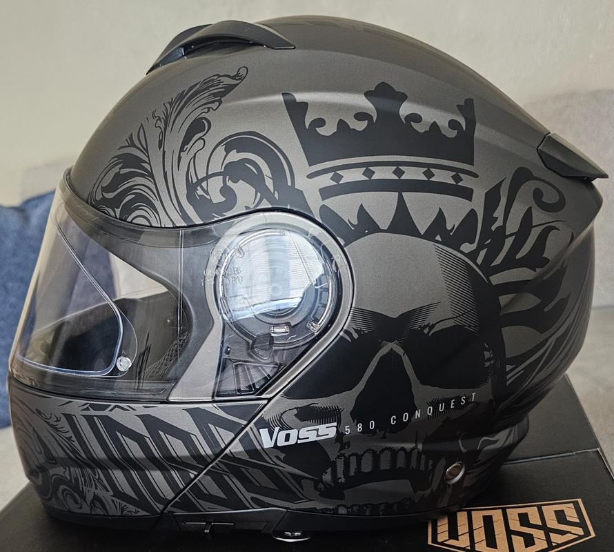 Voss 580 Conquest Two Tone El Diablo Helmet