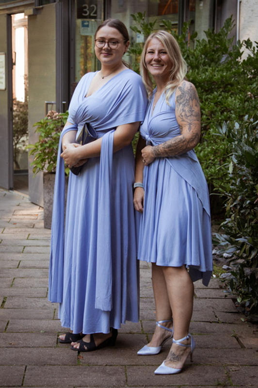 Dusty Blue Bridesmaid Dress Infinity Dress Periwinkle Convertible Infinity  Dress Dusty Blue Prom Dresses Maternity Dress Plus Size & Regular -   Canada