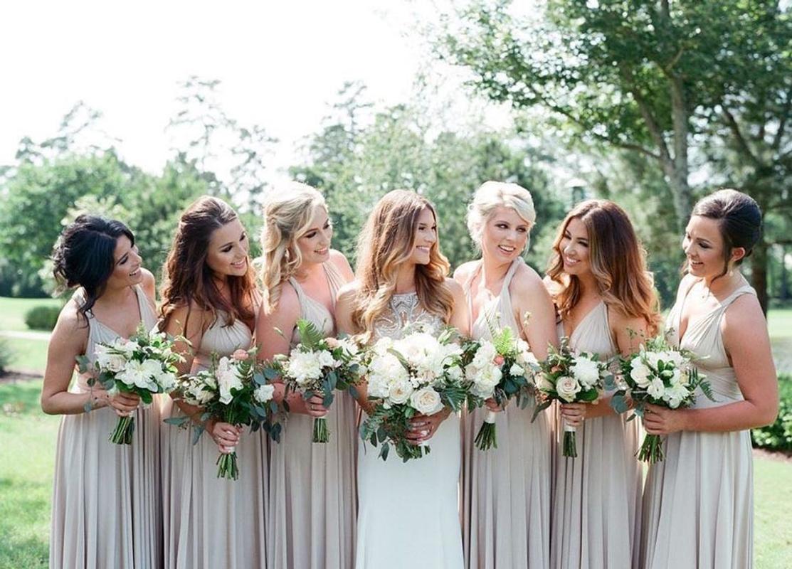 Ombré Infinity Multiway Mismatched Bridesmaid's- 25 Colors Sage