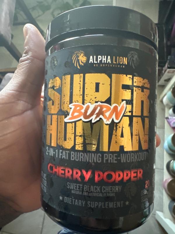 Alpha Lion Superhuman Burn 2-in-1 Fat Burning Pre-Workout - Sour