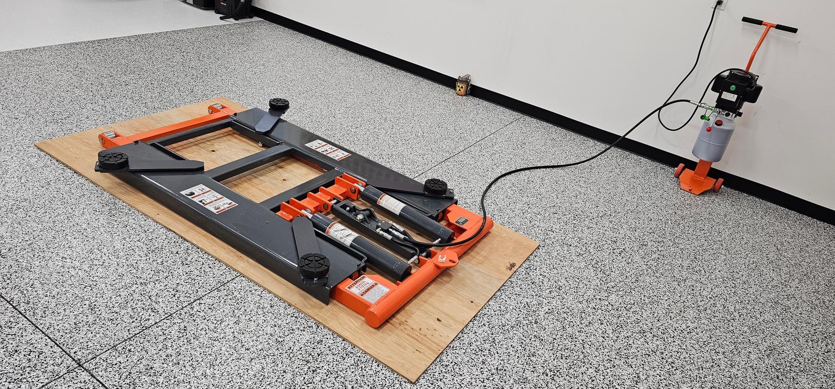 TMG Industrial Mid-Rise Portable Automotive Scissor Lift
