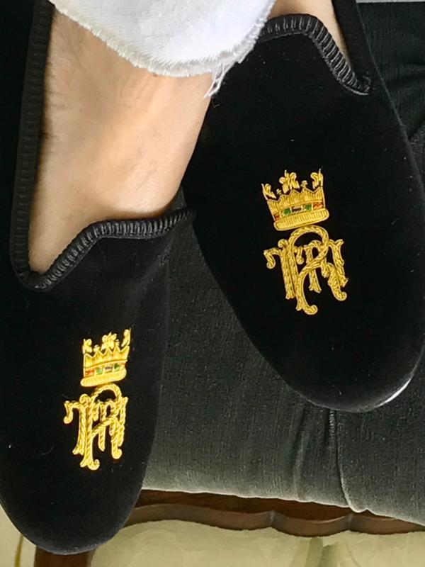 Monogrammed best sale slipper booties