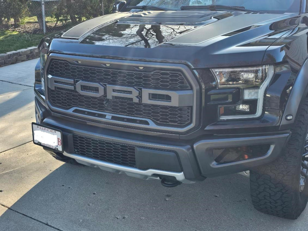 2010-2023 Ford Raptor Front License Plate Relocation