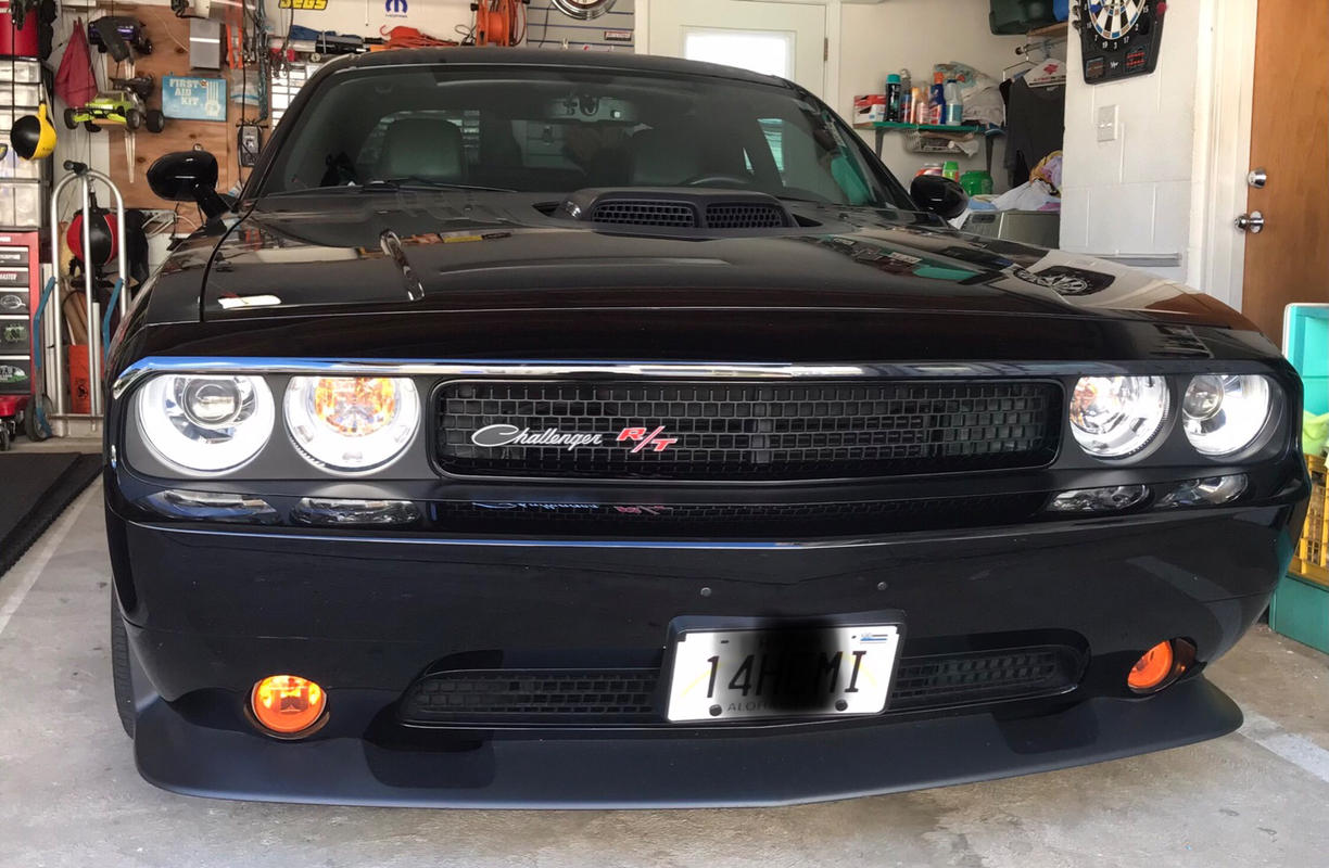 Dodge challenger fog store light cover