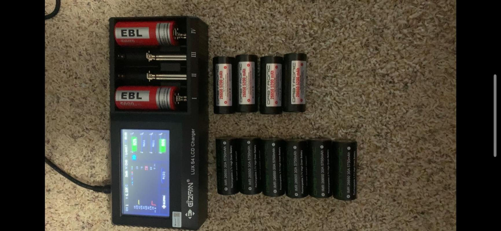 26650 Battery 5750mAh 30A IMR Li-ion Flat Top-Orbtronic