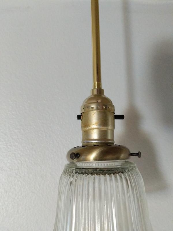 2-1/4 Inch Fitter Antique Brass Finish Spun Brass Lamp Shade Holder, 7/8  Inch Tall (10699A) - Antique Lamp Supply - Quality Lamp Parts Since 1952