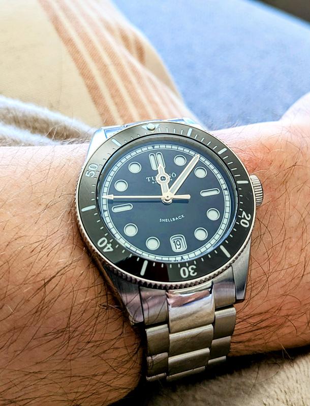 Shellback Black Date/No Date | Tusenö, Swedish automatic watches 