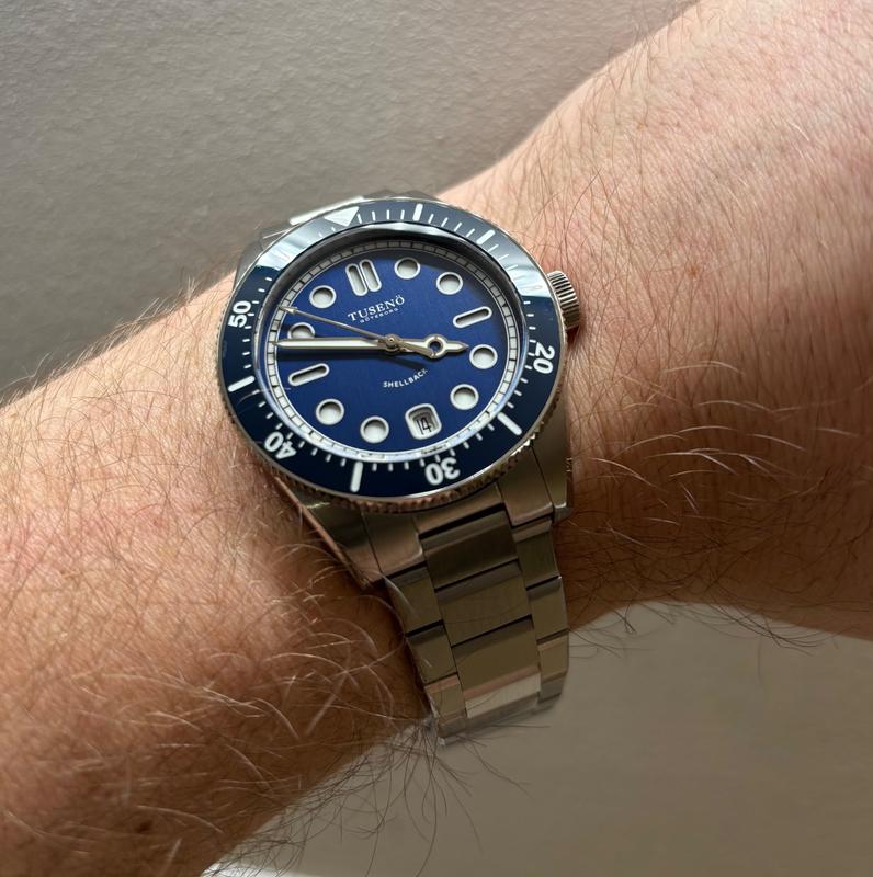 時計 TUSENO SHELLBACK V2 BLUE Shellback Blue | Tusenö, Swedish automatic watches online