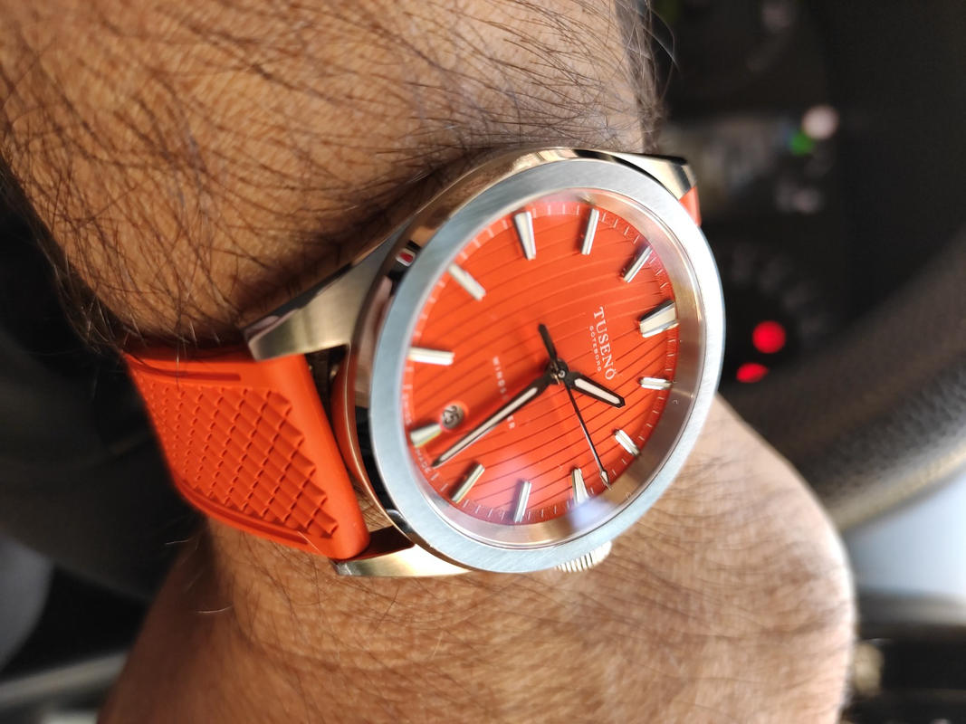 Windseeker Orange | Tusenö, Swedish automatic watches online since
