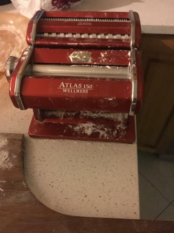 Atlas 150 Pasta Machine Red