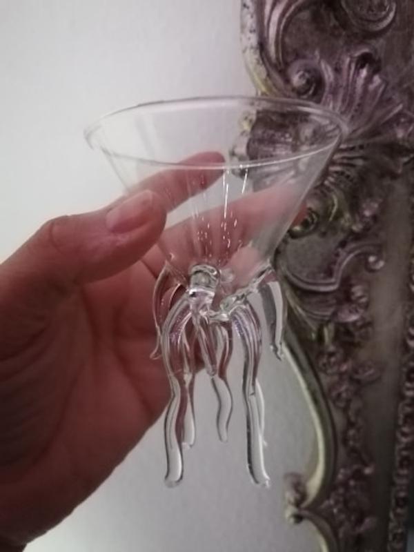Octopus Jellyfish Martini Glass, Octopus Wine Glass, Cthulhu Style Cocktail  Glasses Cup with Stem, C…See more Octopus Jellyfish Martini Glass, Octopus
