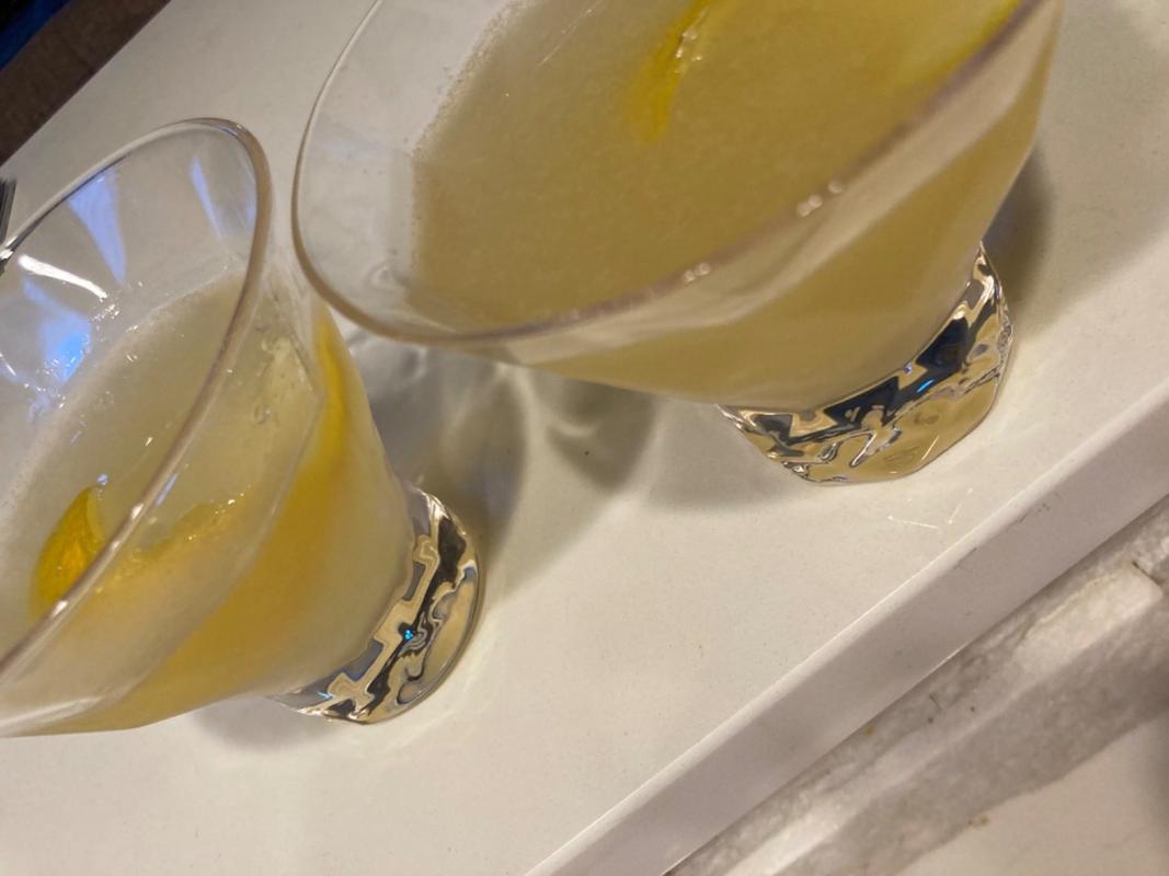 Viski Crystal Stemless Martini Glasses - Fun Cocktail Glasses, Crystal  Clear Coupe Glass Gift Set, 7…See more Viski Crystal Stemless Martini  Glasses 